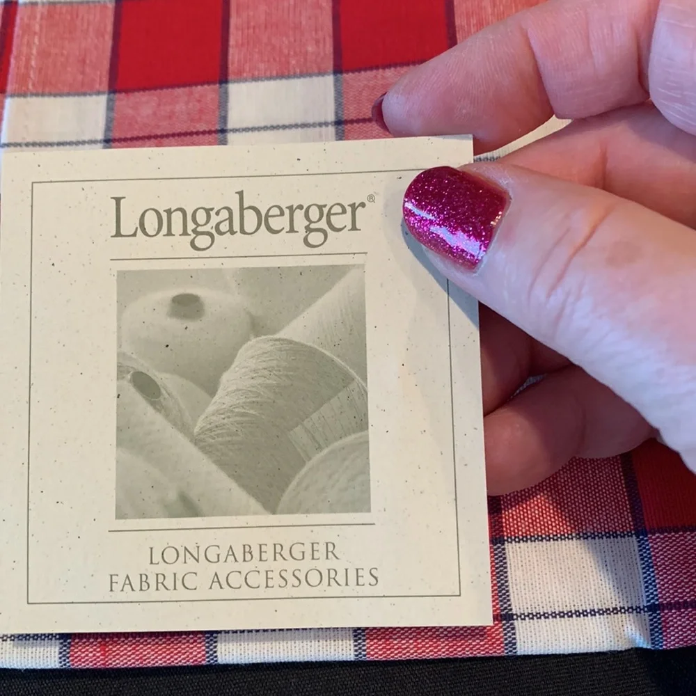 Longaberger Picnic Plaid Napkins. NEW. Set of 2